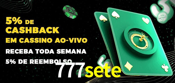 Promoções do cassino ao Vivo 777sete